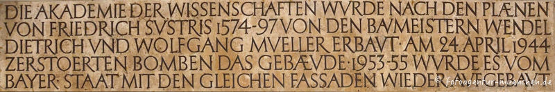 Akademie der Wissenschaften – Denkmal/Kunstwerk in München