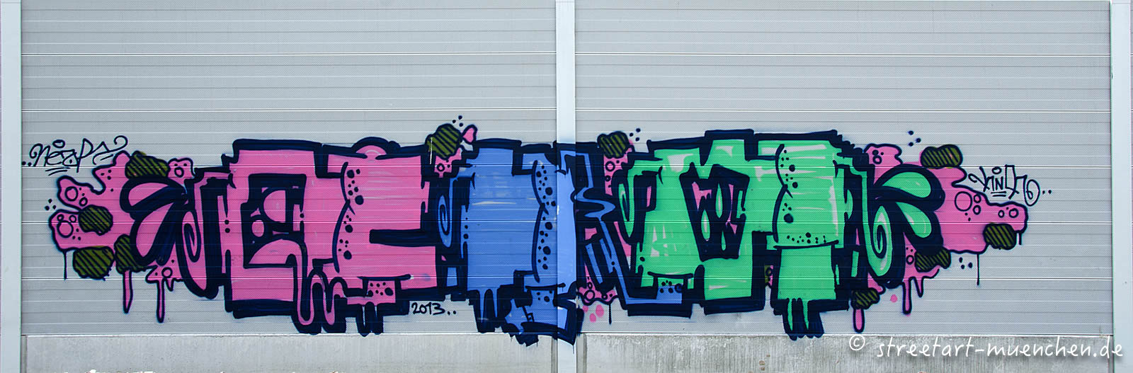 Graffiti - Schallschutzmauer
