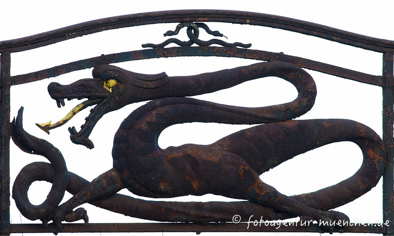 Jugendstil-Drache