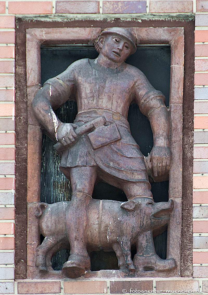 Relief im Schlachthof