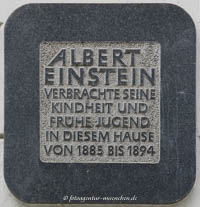 Gedenktafel - Albert Einstein