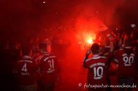 Siegesfeier des FC Bayern-Fans