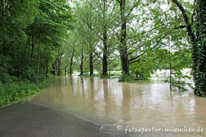 Hochwasser an der Isar
