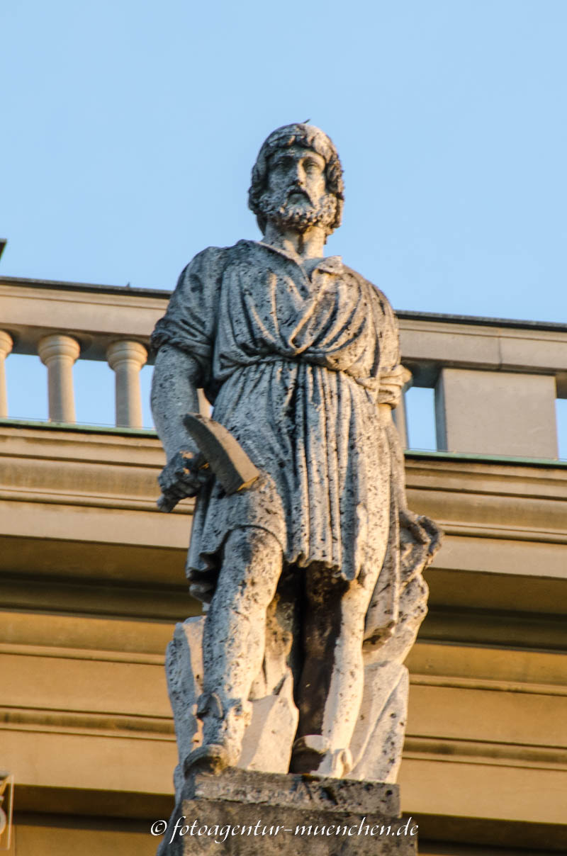 Allegorie für Oberfranken (Bergknappe) - Schwanthaler Ludwig von – Denkmal/Kunstwerk in München