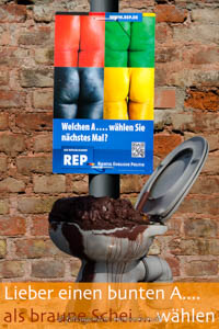 Republikaner sind Schei.. – Foto aus München