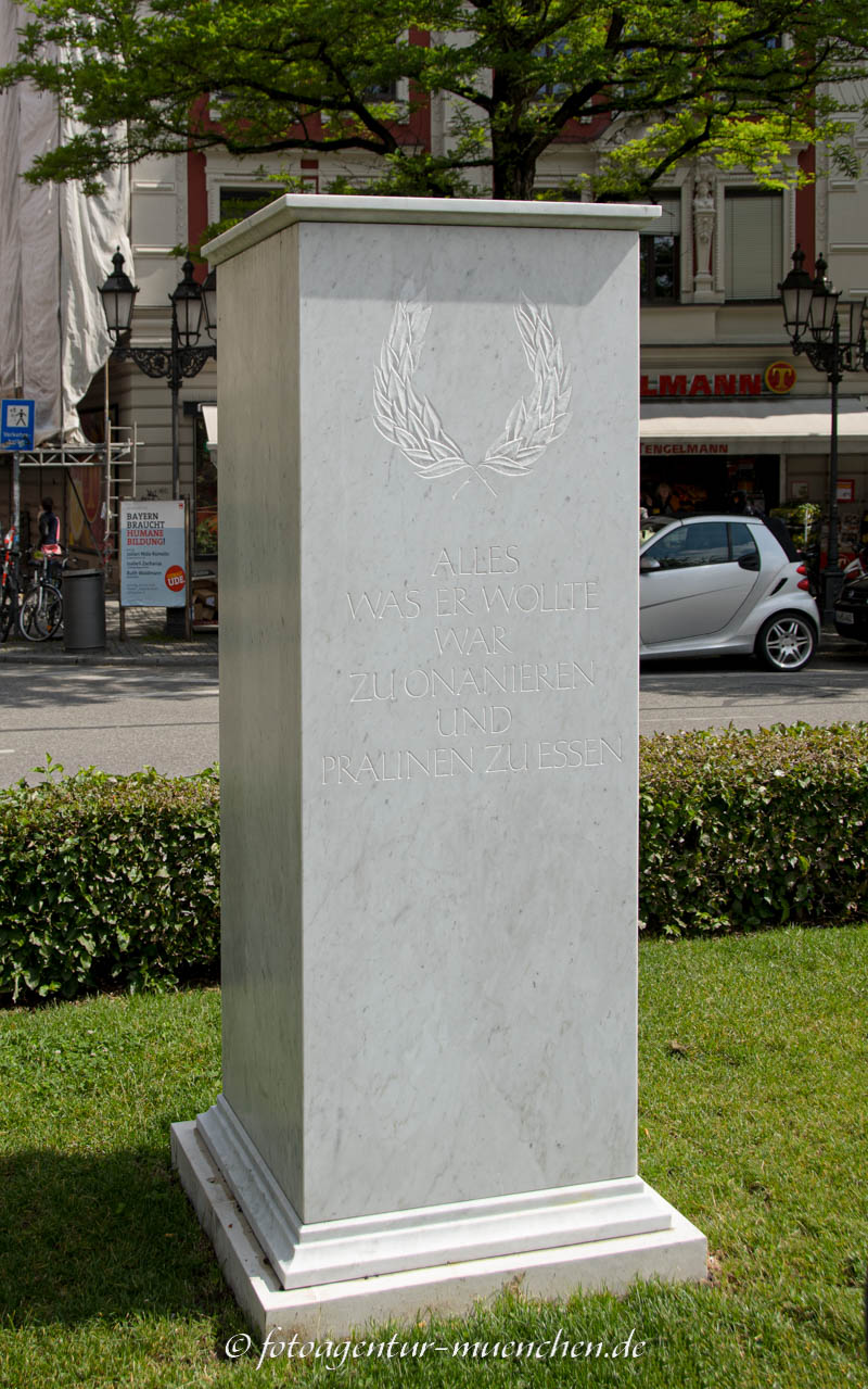 Ein Denkmal - Kjartansson Ragnar – Denkmal/Kunstwerk in München