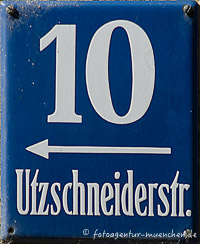 Hausnummer- Utzschneider