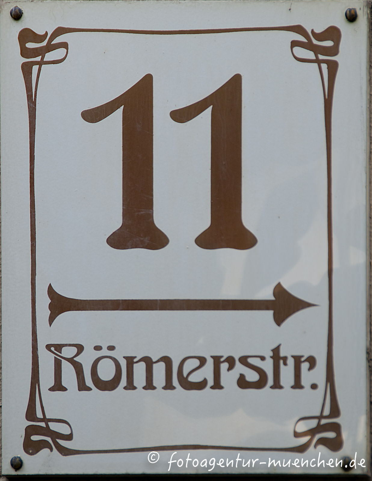 Hausnummerschild