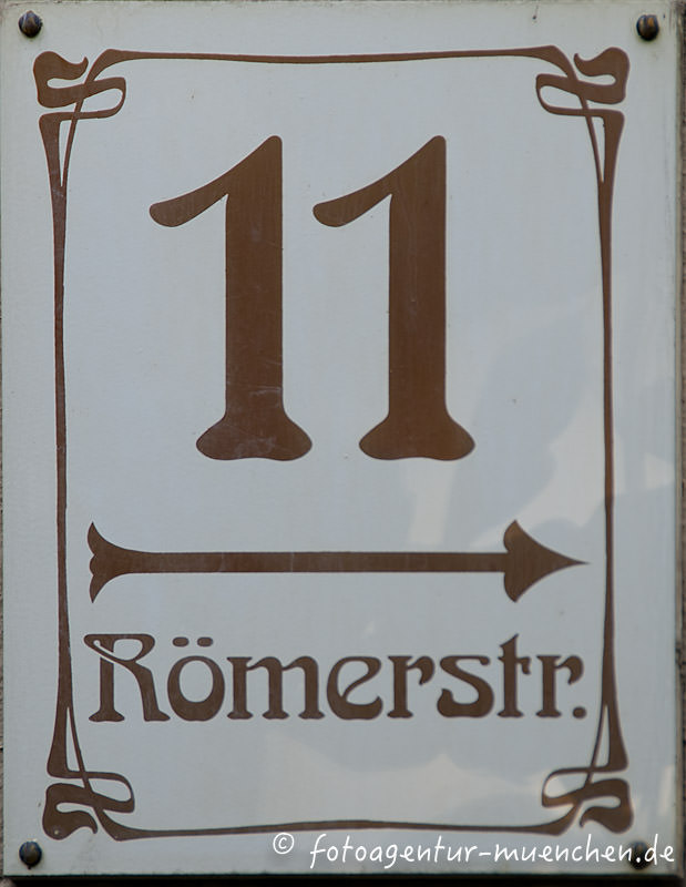 Gerhard Willhalm - Hausnummer - Römerstraße