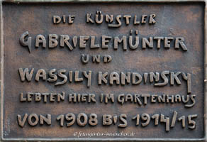 Wohnort - Münter Gabriele, Kandinsky Wassily