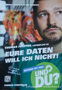 Wahlplakat Landtagswahl - Die Grünen