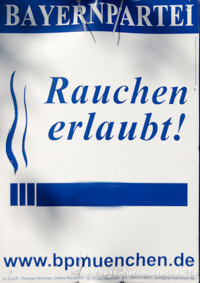 Wahlplakat Landtagswahl - Bayernpartei