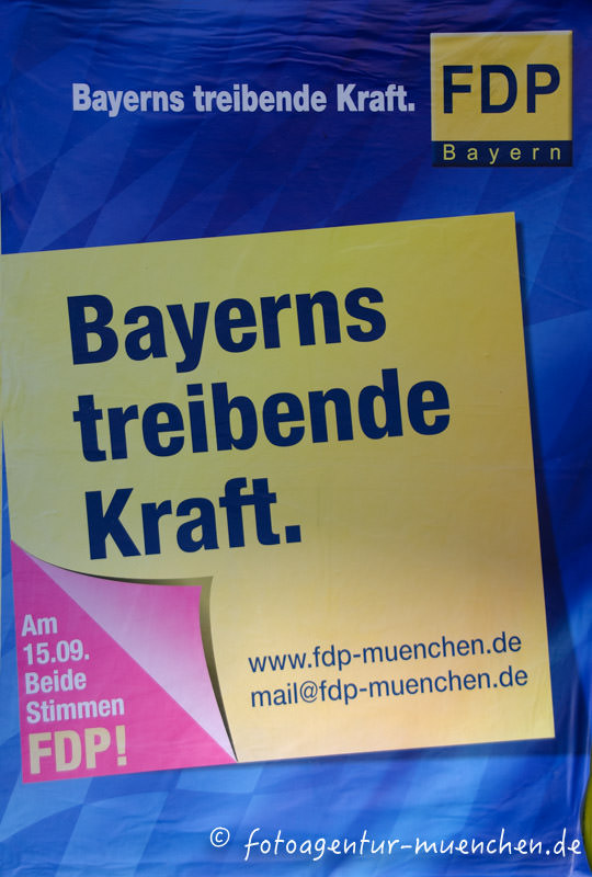 Wahlplakat Landtagswahl - FPD
