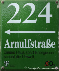 Hausnummer - Arnulfstraße