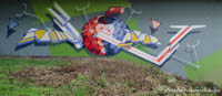 Gerhard Willhalm – Graffiti - Brudermühlbrücke