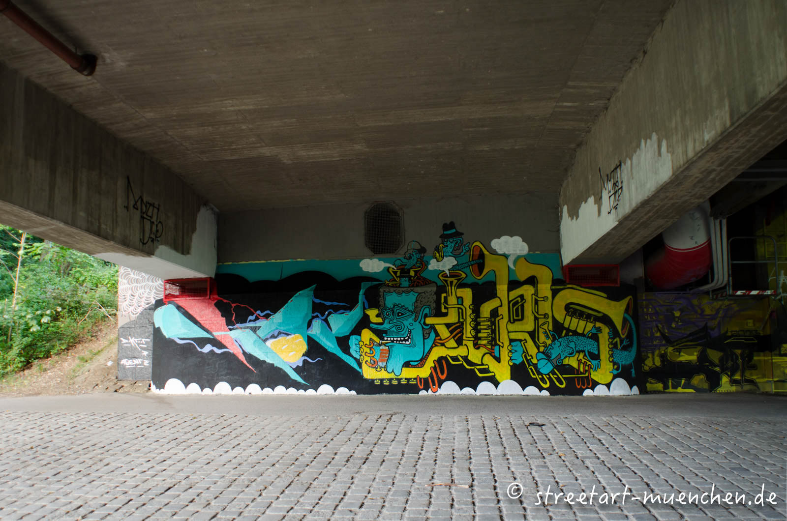 Graffiti - Brudermühlbrücke