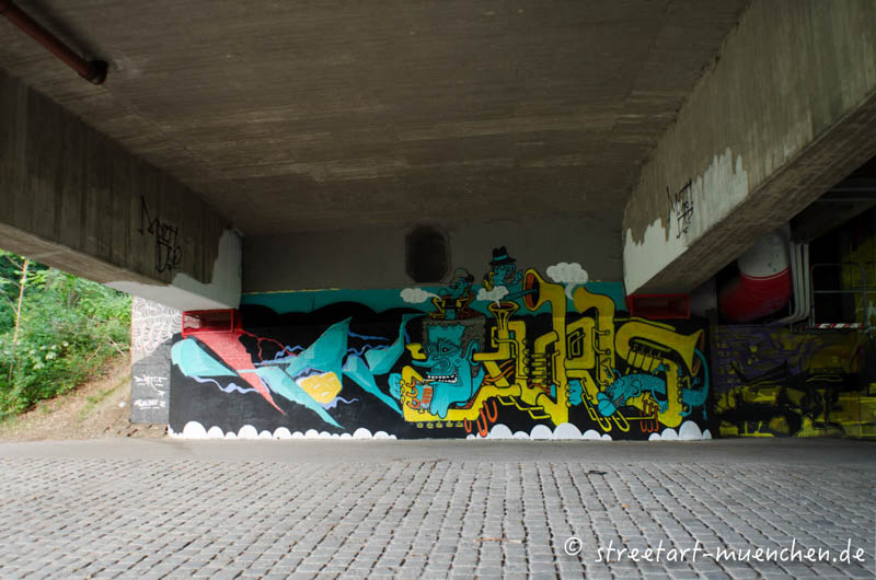 Graffiti - Brudermühlbrücke