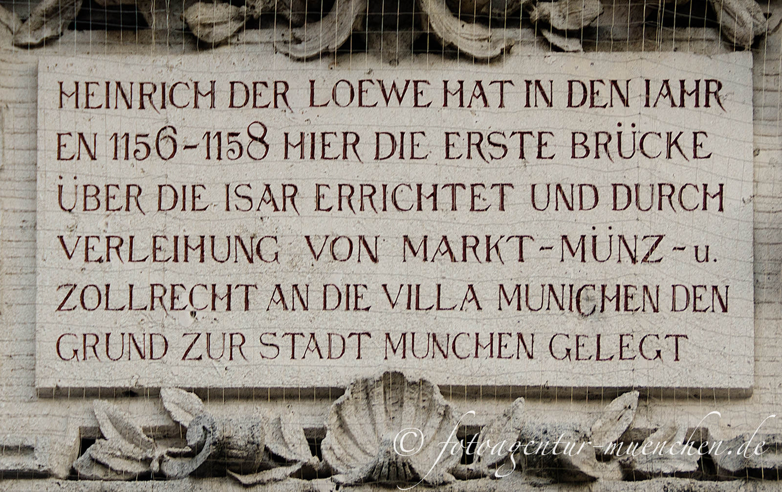 Gedenktafel - Ludwigsbrücke