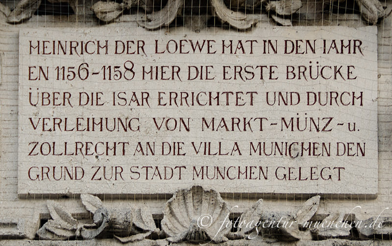 Ludwigsbrücke – Denkmal/Kunstwerk in München
