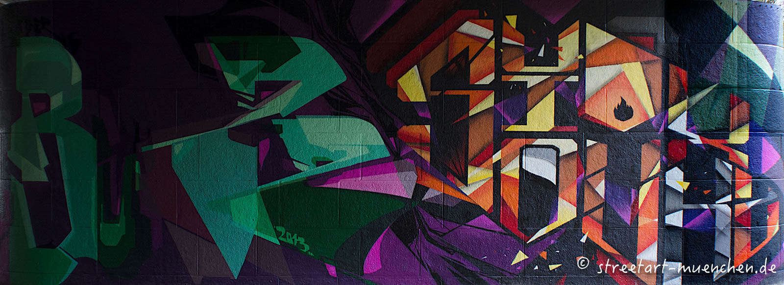 Graffiti - Brudermühlbrücke