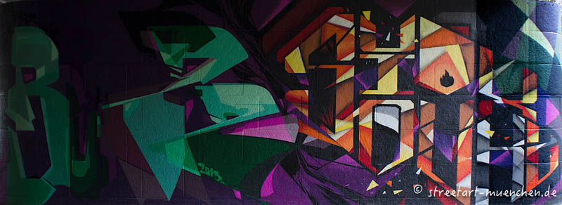 Graffiti - Brudermühlbrücke