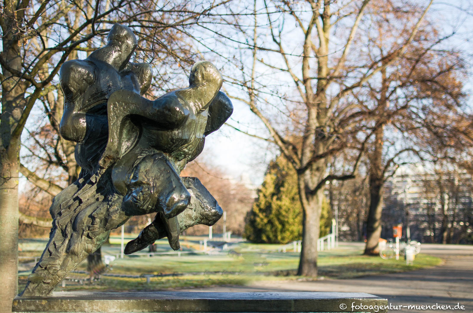 Bronzestatue zur Olympiade 1972