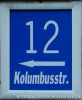 Hausnummer - Kolumbusstraße