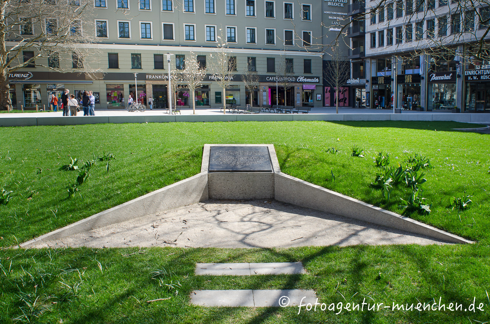 Denkmal für die ermordeten Münchner Sinti und Roma