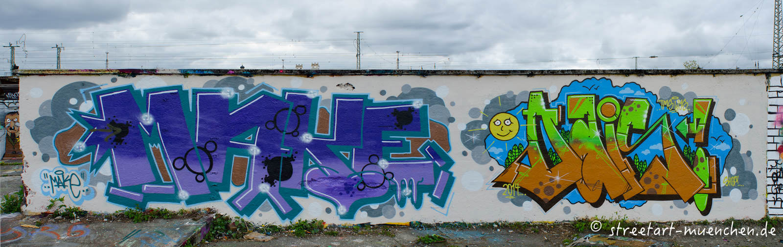 Graffiti im Viehhof