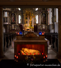 Heiliges Grab in der Alten Haidhauser Kirche