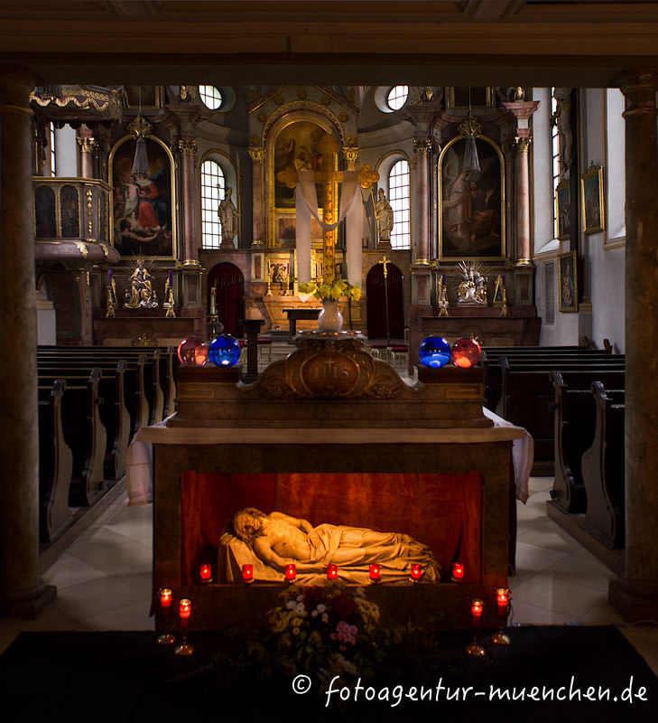 Heiliges Grab in der Alten Haidhauser Kirche