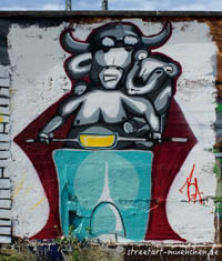 Graffiti im Viehhof