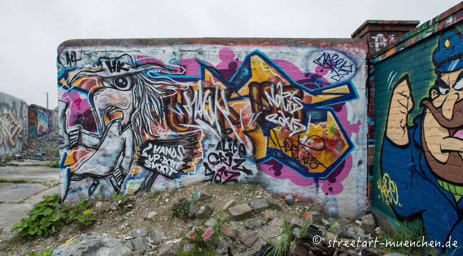 Graffiti im Viehhof