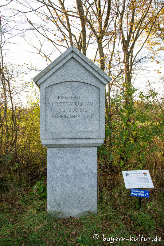 Gedenkstein - Korbiniansklause