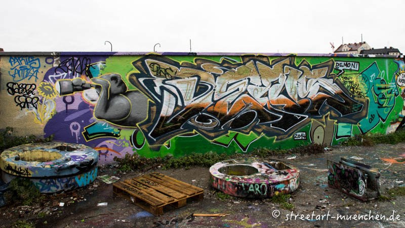 Graffiti im Viehhof
