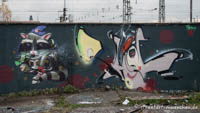 Graffiti im Viehhof