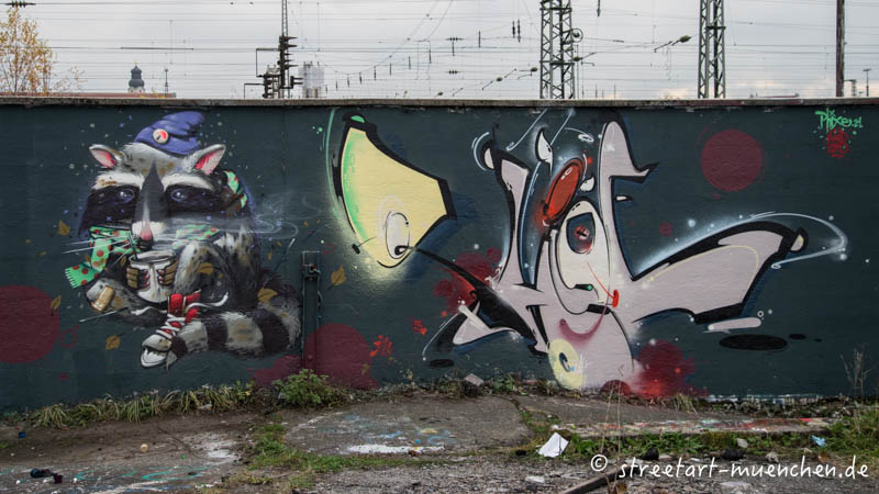 Graffiti im Viehhof