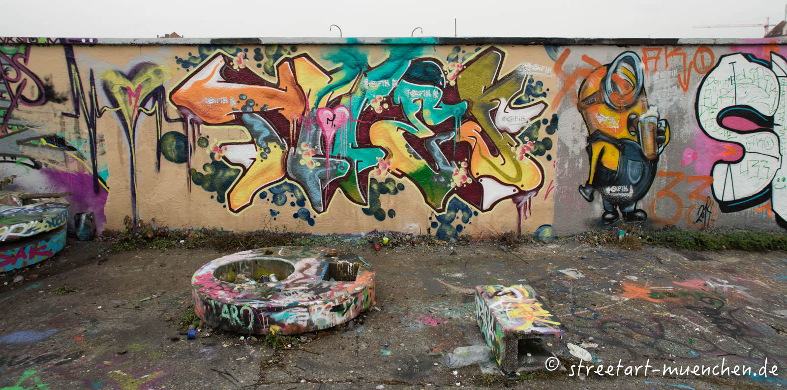 Graffiti im Viehhof