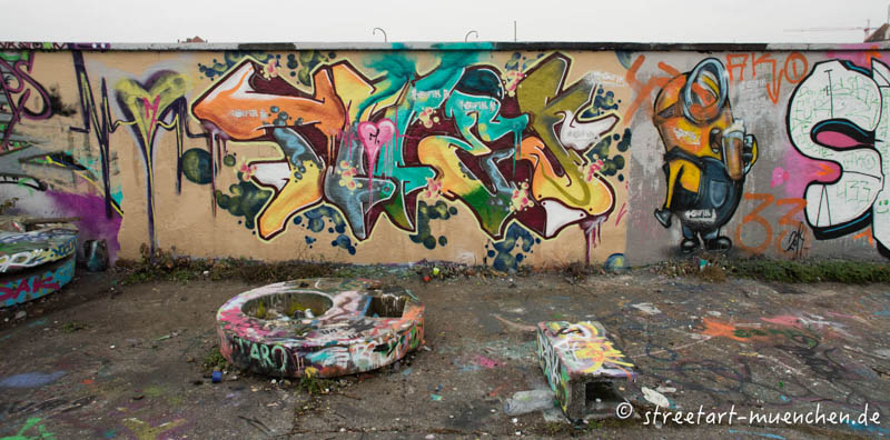 Graffiti im Viehhof