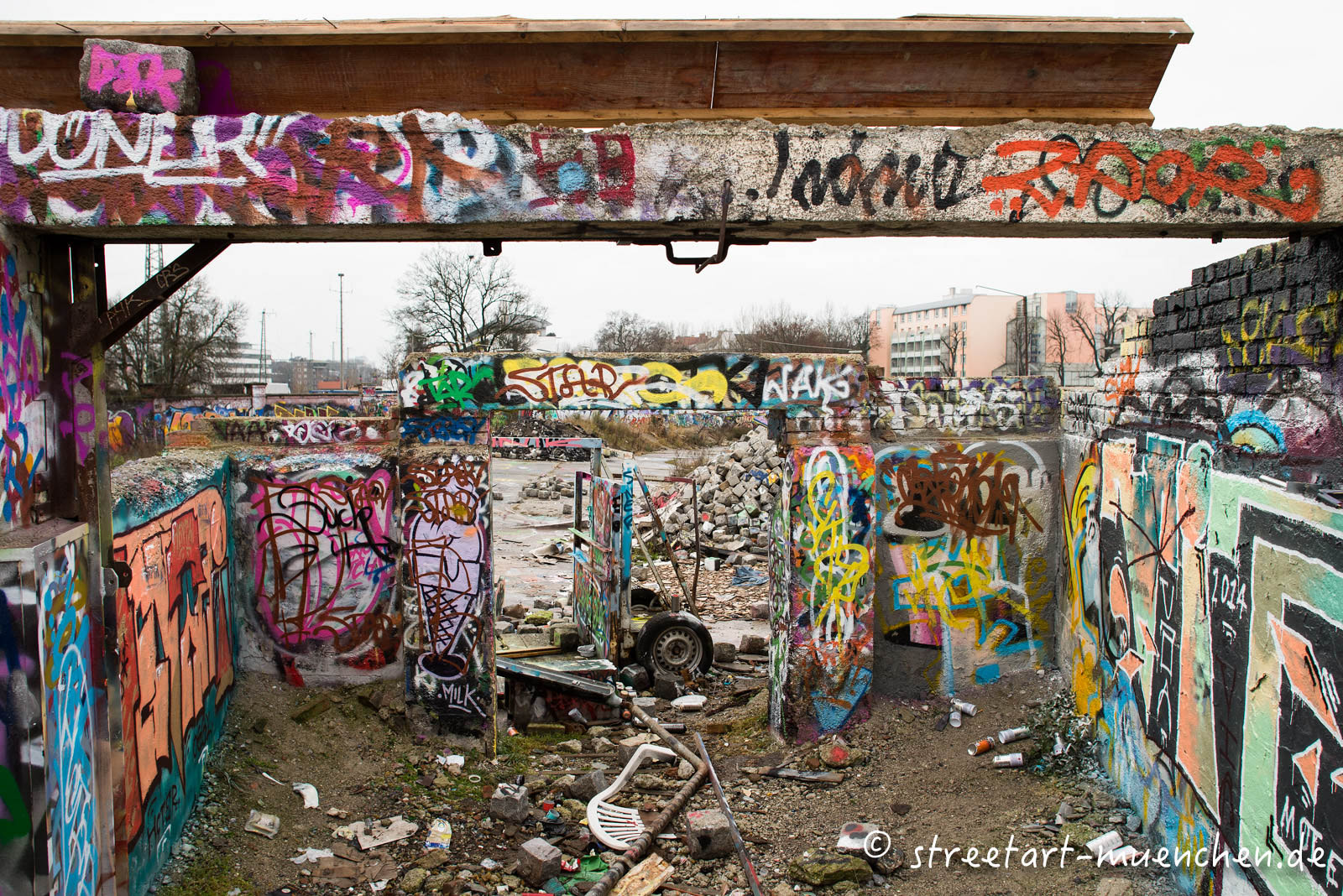 Graffiti im Viehhof