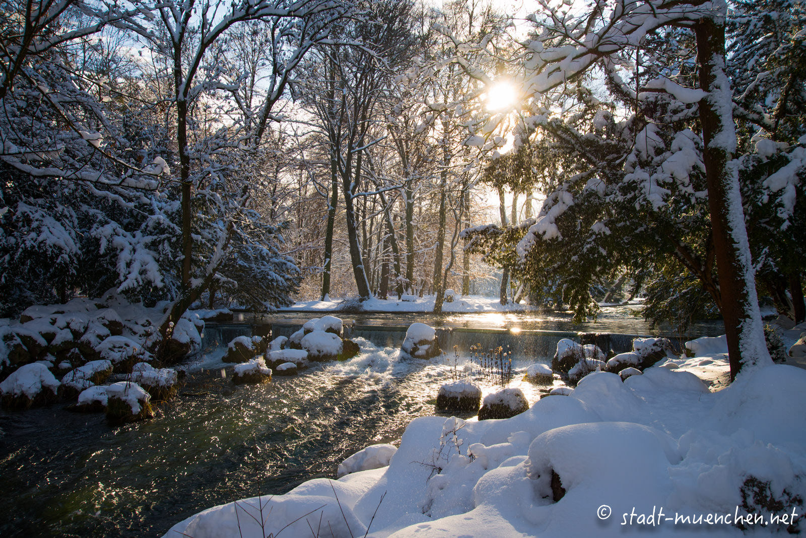 Wasserfall Englischer Garten