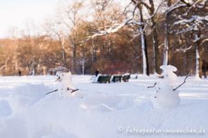 Winterliche Impression im Englischen Garten