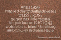 Gedenktafel - Graf Willi