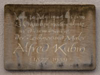 Gedenktafel - Alfred Kubin