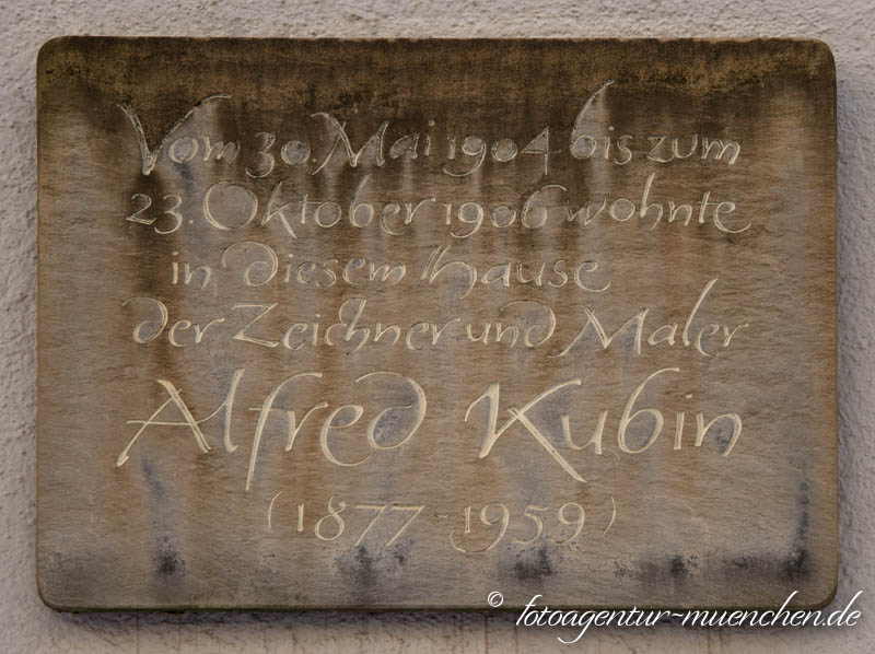Wohnort Alfred Kubin - Weiß Eugen – Denkmal/Kunstwerk in München