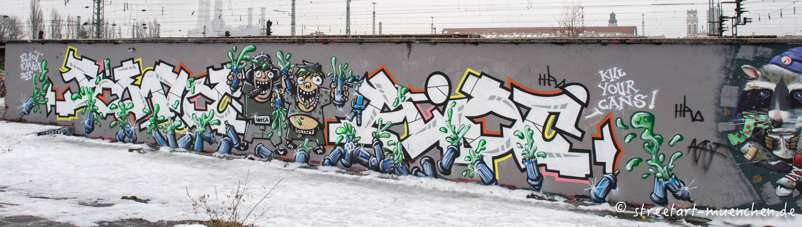 Graffiti im Viehhof
