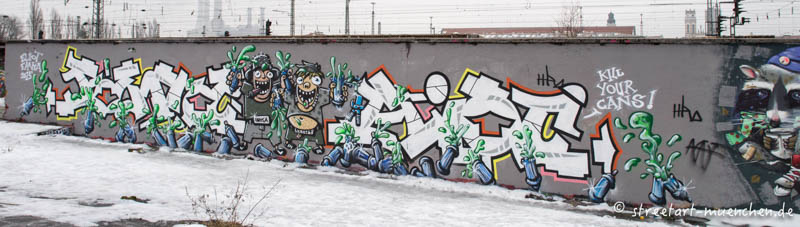 Graffiti im Viehhof