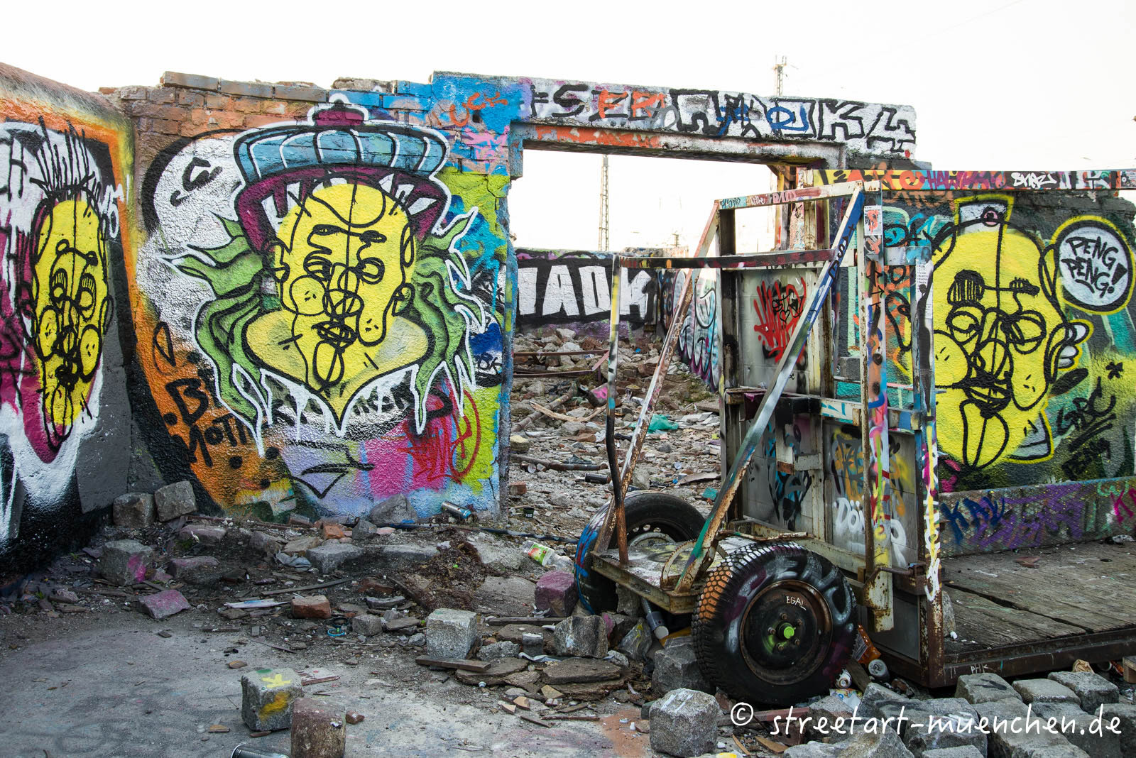 Graffiti im Viehhof