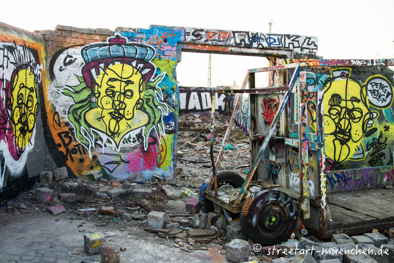 Graffiti im Viehhof