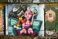 Graffiti im Viehhof